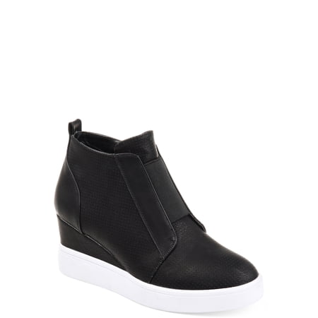 side slit sneaker wedges