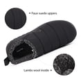 thumbnail image 3 of HomeTop Men's Comfy Insulated Quilted House Shoes with Memory Foam, 3 of 6