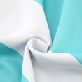 thumbnail image 4 of BalsaCircle 52 x 108 in Turquoise Cabana Stripe Curtains Drapes Panels with Grommet Window Treatments - Home Decorations, 4 of 8