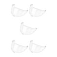 thumbnail image 1 of Transemion Detachable Replacement Full Face Insert Only for Z8 Visor Lens Impact Resistant Crystal Clear Clear 28x14cm 5Set, 1 of 6