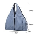 thumbnail image 2 of Peggybuy Sac de Sport Séparation Sec Humide Sac de Week-End Imperméable pour Natation Randonnée Camping, 2 of 9