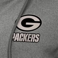 thumbnail image 2 of Women's Antigua  Heather Black Green Bay Packers Seeker Full-Zip Hoodie Jacket, 2 of 2
