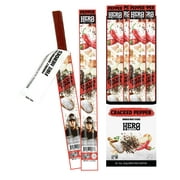 Hero Jerky Meat Sticks Cracked Pepper Pack of 20  Premium Pork & Beef Meat Sticks, Gluten-Free, High Protein Snacks 2 Ounces Each, 21 Grams of Protein