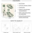 thumbnail image 2 of Boho Sage Green Wall Posters & Prints, 12x16 Inch Boho Wall Art Set of 3 Canvas Wood Framed Botanical and Minimalist Pictures, Wall Decor for Living Room, Bedroom, Bathroom, Kitchen, Office, 2 of 6