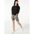 thumbnail image 3 of Free Assembly Women's High Waisted Bike Shorts, 3 of 6