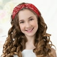 thumbnail image 3 of Knotted Wide Headband Fashion Hair Accessories for Women Girl Red 2.44" Width, 3 of 6