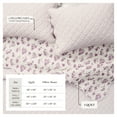 thumbnail image 6 of Great Bay Home Reversible Printed Floral Twin / Twin XL Scalloped Quilt and Sham Set, 6 of 6
