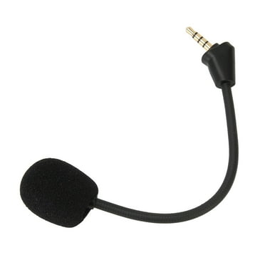 Mic Replacement 3.5mm Detachable Game Microphone for Hyper X Cloud II Wireless Core Pro Silver Cloudx