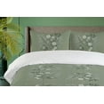 thumbnail image 2 of Ambesonne Sage Duvet Cover Set, Minimal Cottagecore Feels Art, King, Reseda Green, 2 of 4