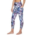 thumbnail image 4 of RBX Legging Cheville Ultra Doux à Poches pour Femme Active Guépard Léopard, 4 of 5
