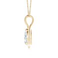 thumbnail image 2 of ANGARA IGI Certified Lab Grown 1.5 Ct Diamond Twist Bale Pendant for Women in 14K Yellow Gold (Size-10x6.5mm| Color-F-G| Clarity-VS) | Anniversary, Jewelry Gift for Women | Lab-Grown Diamond Necklace, 2 of 8