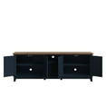 thumbnail image 2 of FESTIVO Rustic 72-Inch TV Stand with Adjustable Shelves, Hidden Storage - 72" in Width Navy, 2 of 5