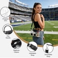 thumbnail image 4 of Bolso transparente Ginogento aprobado para estadios 21x13x9 cm impermeable, 4 of 7