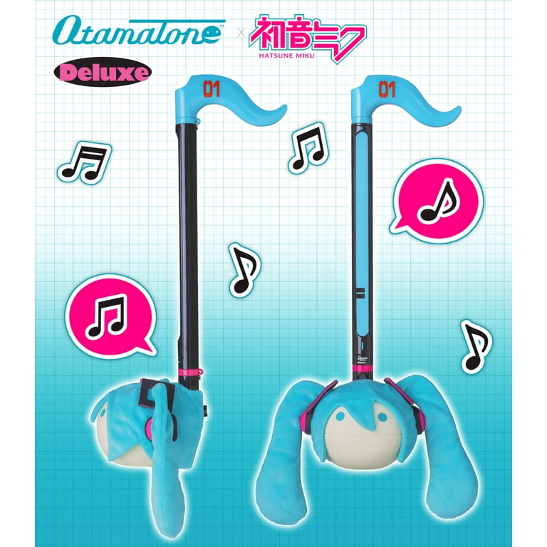 Otamatone Deluxe [Hatsune Miku Edition] Electronic Musical Instrument  Portable Synthesizer from Japan by Cube/Maywa Denki [Includes Removable  Plush