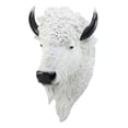 thumbnail image 4 of Ebros Sacred Lightning White Buffalo Wall Decor 18"H Faux Bison Head Taxidermy, 4 of 7
