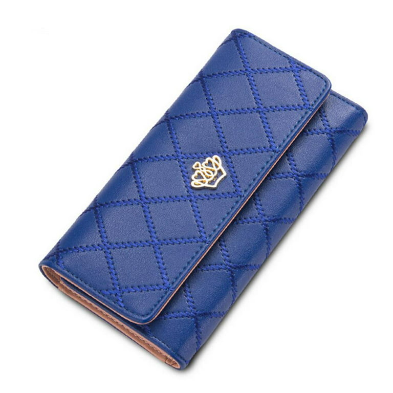 LSFYSZD Women Lady Wallet Clutch Leather Long Card Holder Waterproof Leather  ID Credit Card Holder Phone Bag Case Purse Handbag Fashion 