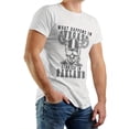 thumbnail image 4 of Men's Summer Short Sleeve T-Shirt with Front Print - Comfortable, Breathable Fabric, Casual Sporty Style- What Happens In Vegas Started In Oakland Tee For Adult, Men, Women, Teen, Teenager,, 4 of 6