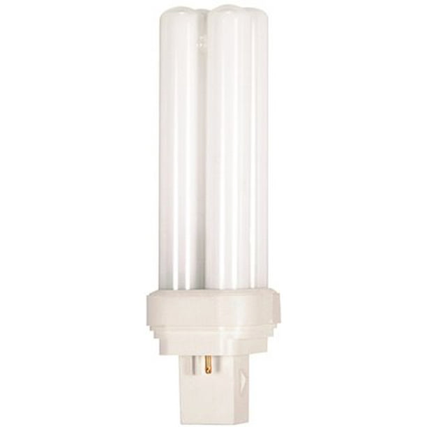 SATCO® PL TYPE COMPACT FLUORESCENT LAMP, T5, QUAD TUBE, 22 WATTS, 2700K