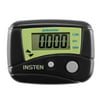 Insten Mini Digital Fitness Pedometer Calorie Step Distance Ran Walked Biked Counter (with belt clip)
