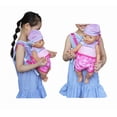 thumbnail image 7 of Amerteer Baby Doll Carrier Backpack Doll Accessories, Sweet Handmade Backpack Front and Back Sling with Straps - Fits 15 To 18 Inch Dolls, 7 of 7