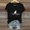 Black, variant on ALLLIST Summer Women's Tops Short Sleeve V Neck T-Shirts Animal Print Green Fashion Shirts Tops for Ladies