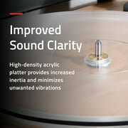 Fluance RT85N Reference High Fidelity Vinyl Turntable Record Player with Nagaoka MP-110 Cartridge Acrylic Platter Speed Control Motor High Mass MDF Wood Plinth Vibration Isolation Feet - Lucky Bamboo