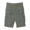 thumbnail image 2 of RAW X  Boy's Belted Twill Cargo Shorts, Grey, 16, 2 of 5