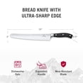 thumbnail image 3 of Cuchillo para pan Victorinox Grand Maitre serrado 10,25 cm negro, 3 of 4