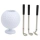 thumbnail image 1 of Soporte para bolígrafo de golf Yashi mini soporte de escritorio con 3 bolígrafos de golf, 1 of 5