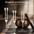 thumbnail image 2 of Tuning Fork Set (128Hz, 256Hz, 512Hz),  Tuning Forks Chakra Set, for  Sound  , Meditation,  Repair, Reiki Energy, Guitar Tune Fork --   for Sound Healer, 2 of 6