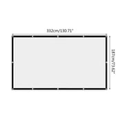 Projector Screen 150in Double Sided Projection for Home Theater Outdoor Indoor