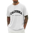thumbnail image 1 of Arlun T-Shirt à Manches Raglan pour Homme à Col Rond, T-Shirts Athlétiques Amples et Confortables à Manches Courtes, T-Shirt d'Été Respirant pour le Sport et les Tenues Décontractées 2026 Tenue de Vacances à la Plage Blanc m, 1 of 4