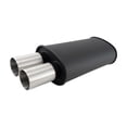 thumbnail image 3 of Vibrant Performance VIB12310 2.5 in. Inlet Streetpower Flat Oval Muffler, Black, 3 of 3