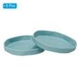 thumbnail image 3 of Uxcell 5.7" Plastic Hexagonal Round Planter Pot Saucer Flower Drip Tray, Blue 5 Pack, 3 of 6