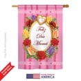 thumbnail image 2 of Breeze Decor - Felíz Día Mamá Summer - Seasonal Mother's Day Impressions Decorative Vertical House Flag 28" x 40" Printed In USA, 2 of 4