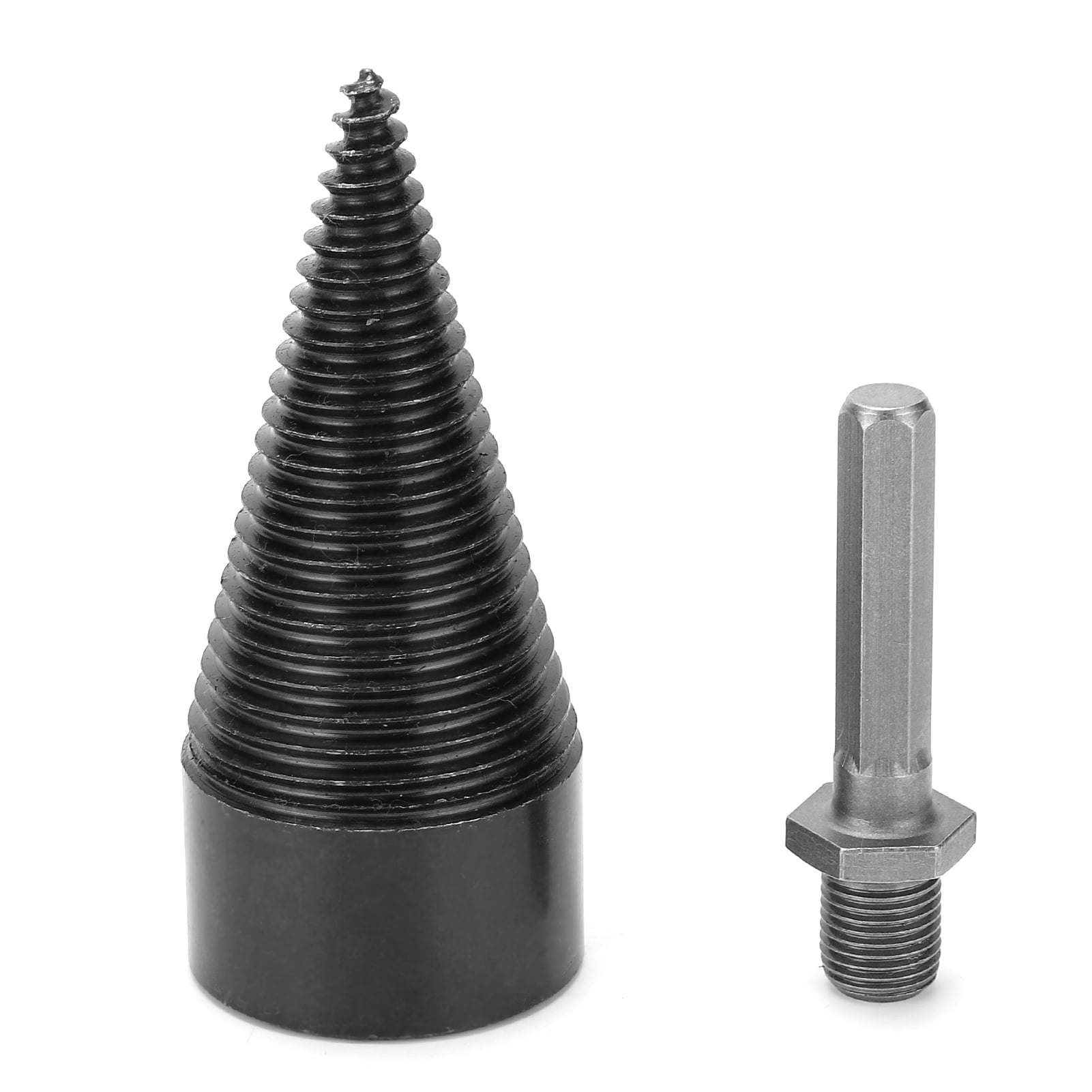 Firewood Drill Bit, Split Wood Easily And Quickly Wear Resistance Wood Cone Punch Drill Bit Is