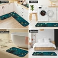 thumbnail image 5 of Kitchen Rugs 2 Piece Waterproof Non Slip Kitchen Kitchen Rug Set for Sink Office Kitchen Cafe,Festive lights with tree, 5 of 6