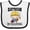 White and Black, variant on Inktastic Future Electrician in Training Boys Baby Bib