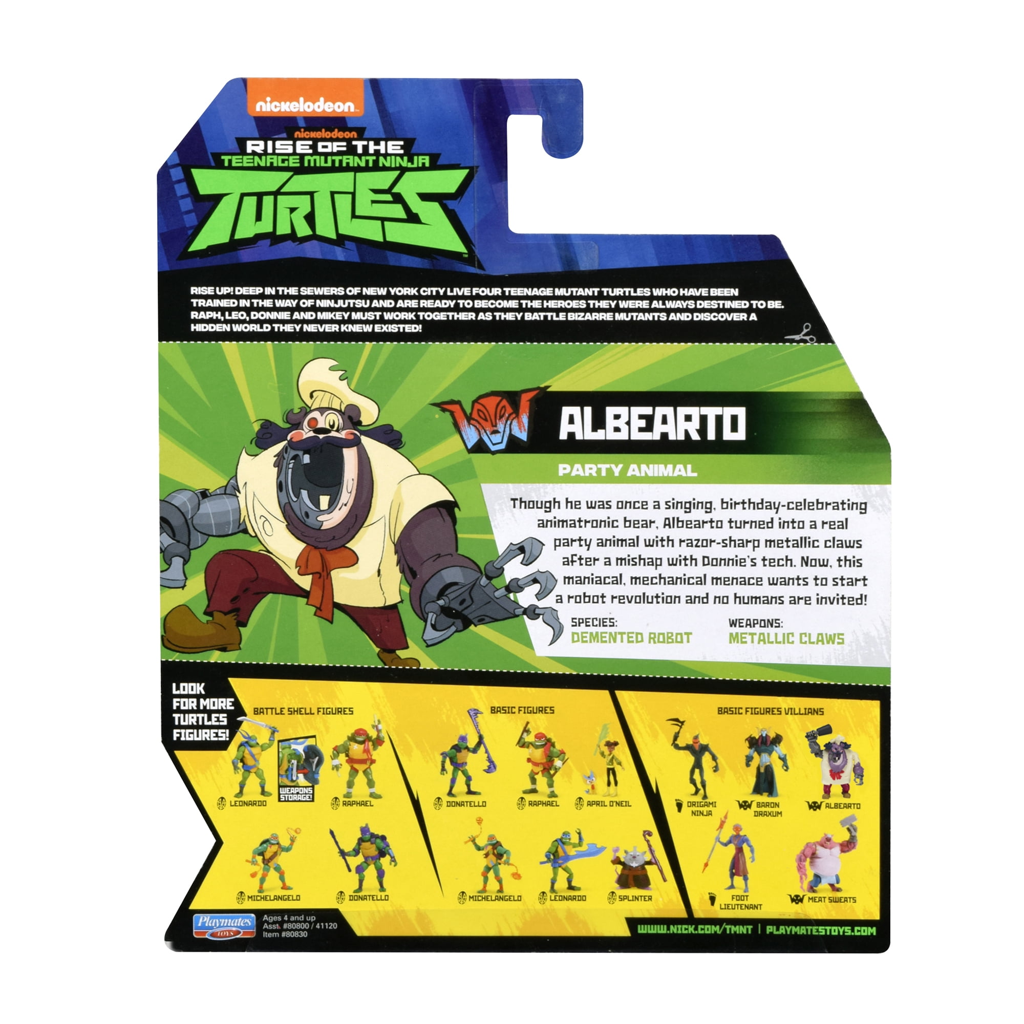 tmnt albearto figure