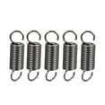 thumbnail image 1 of Unique Bargains 1.5x12x50mm Stainless Steel Small Dual Hook Tension Spring 5pcs, 1 of 3