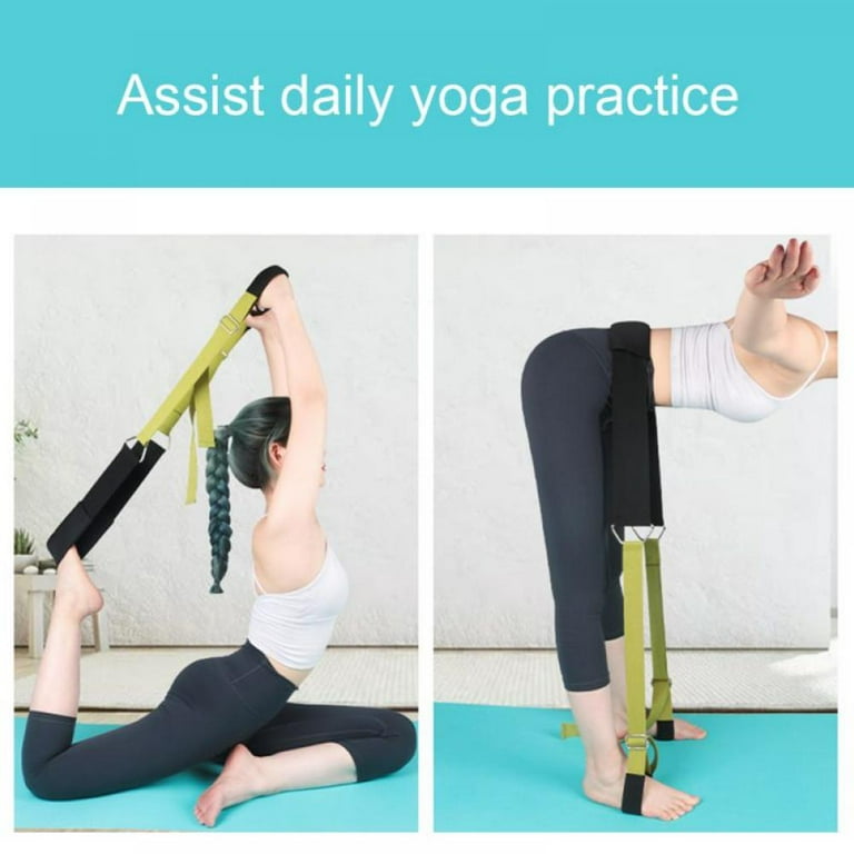 Yoga Stretching Strap Leg Stretcher Backbend Assist Trainer Pilates Equipment For Home Workouts Back Waist Leg Flexibility Door Strap For Pilates Ballet Dance Splits Gymnastics Walmart