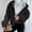 Black, variant on Cropped Cardigan Open Front Cardigan Artificial Long Sleeve Sweatershirt Pullover Warm Top Snow Coat Jacket Outwear No Pocket with Button Chunky Cardigan Sweaters Fitted Cardigan Beige Xxl