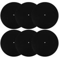 thumbnail image 1 of WEUVEB 6Pack Non Skid Platter Mats for Home Audio Use in Black Color, 1 of 8