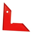 thumbnail image 5 of simhoa Woodworking 45° 90° Angle Measuring Tool Carpenter Square Ruler for Construction Lightweight 3.5x3.5x0.3inch Triangle Ruler Red, 5 of 10