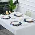 thumbnail image 5 of 15.4" Round Placemat Set of 4 Polyester Fabric Place Mats Non-Slip Dining Kitchen Table Mats for Kitchen Party Decor Snowman Next To Christmas Tree, 5 of 5