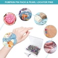 thumbnail image 4 of 216 PCS Sewing Pin Cushion Kit,Needle Cushion,2 Wrist Magnetic Pin Cushion with 200 Straight Sewing Pins,10 Sewing Clips,2 Seam Ripper and Sewing Scissor,Sewing Products for DIY, 4 of 5