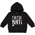 thumbnail image 2 of Inktastic Cincinnati, Ohio Distressed Font Toddler Hoodie, 2 of 4