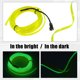 thumbnail image 4 of Coche 300cm 9.8Ft 118.11 "Led El Wire Luz De Ne?n Con Controlador De Potencia Amarillo verde Unique Bargains Wire Luz De Neón, 4 of 6