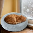 thumbnail image 3 of Lit Doux pour Chats et Chiens, Douillet, d'Hiver, pour Se Blottir, avec Poils Longs, Coussin Réversible, Soutien, pour Usage Intérieur et Diverses Races, 3 of 3