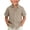 Khaki, variant on Ruyang Toddler Boys Cotton Linen Tops Solid Baggy Button Down Lapel Shirt Summer Breathable Casual Beach Vacation Tops